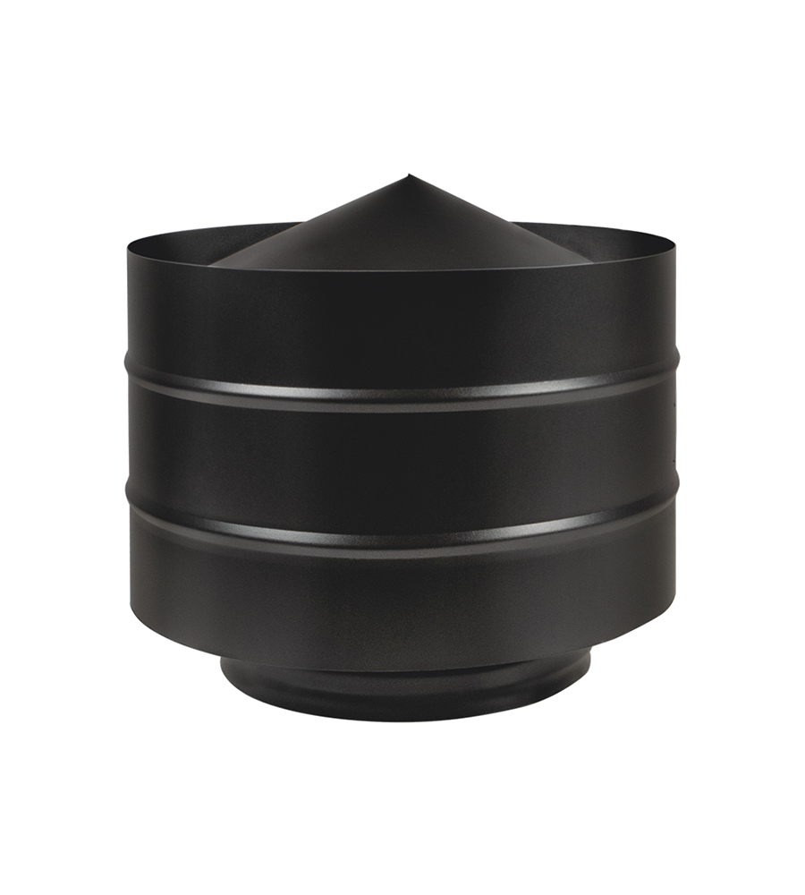 Дефлектор BLACK (Оц+AISI 430/0,5мм) д.115х200