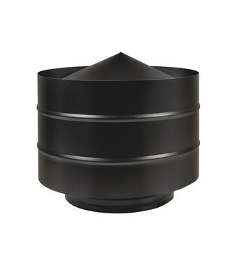Дефлектор BLACK (Оц+AISI 430/0,5мм) д.115х200