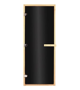 Дверь стекло  Бронза BLACK 190х70 (8мм, 3 петли 716 CR) (ОСИНА)